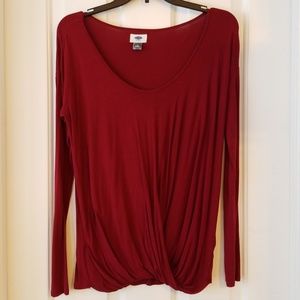 Old navy twist front top